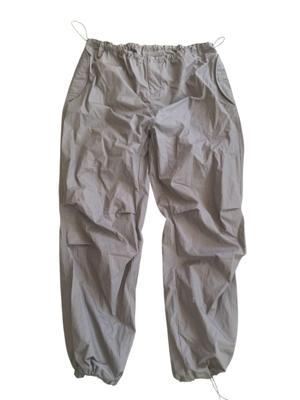 BuffBunny Taupe Wide-Leg Track Pants - Picture 6 of 6